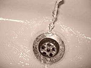 A drain guard can prevent items from falling down the drain.