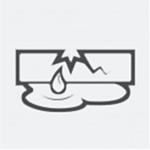 hard water leak