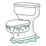 toilet overflow