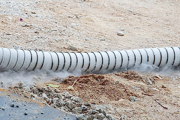 gas leaking from tube