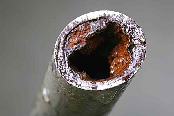clogged pipe