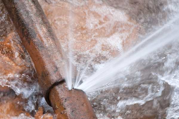 Burst pipe