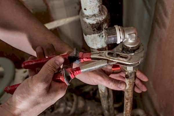 fixing rusty pipes