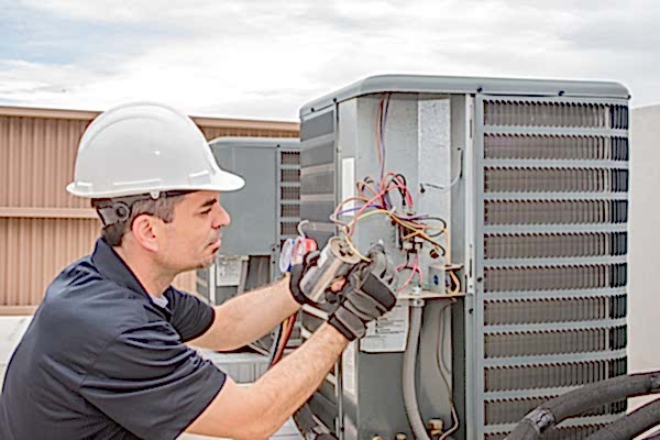 Plumbing technicians can help with AC repair