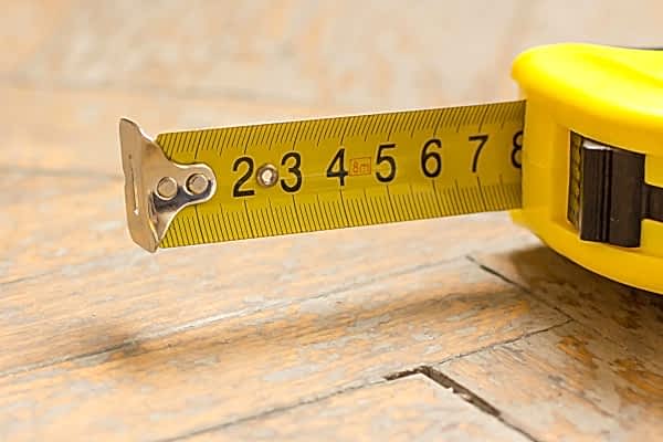 Your plumber recommends you measure, measure, measure