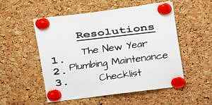 2018 New Year Plumbing Checklist