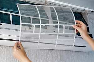 replacing the air filter