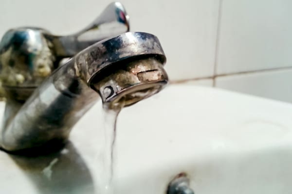 rusty faucet
