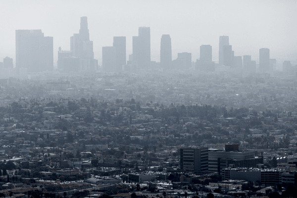 LA air quality in winter