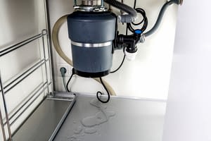 Garbage disposal leaking from either the side or bottom
