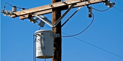 A Los Angeles power transformer.