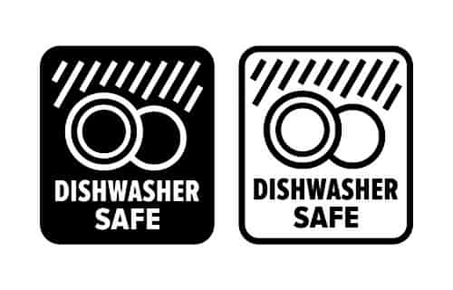 The dishwasher safe symbol seen on many products.