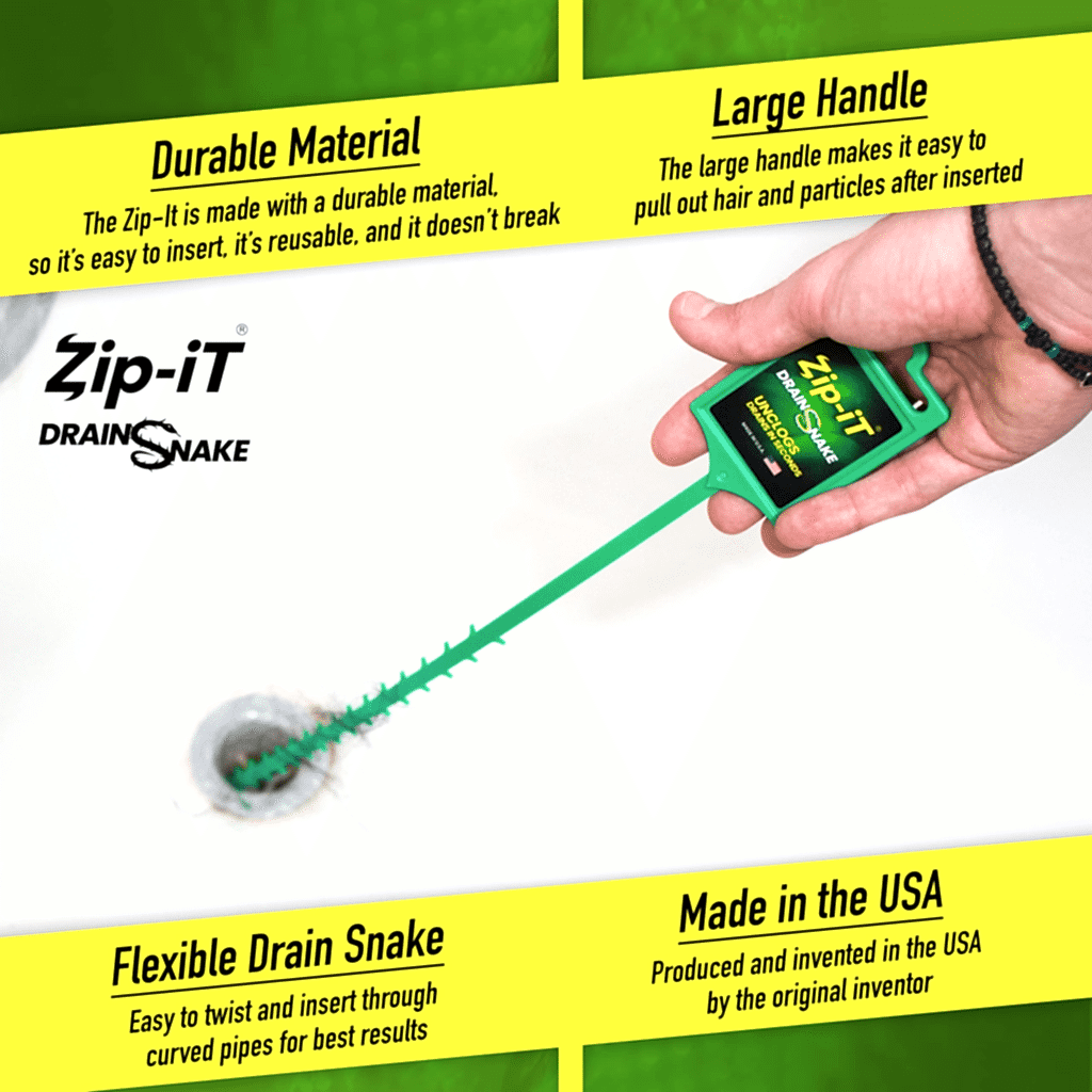 Zip it tool product label.